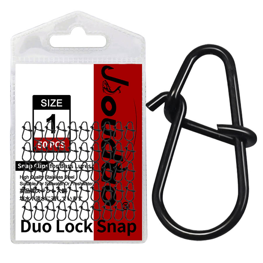 Fishing Hook Remover - 50Pcs Crankbait Snaps Stainless Steel Duo