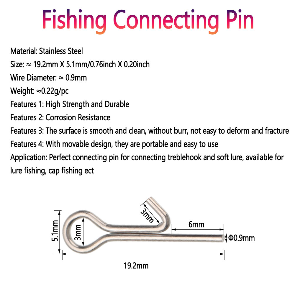 50/100pcs Fishing Bait Stinger - Fishing Hook Stainless Steel recension och pris