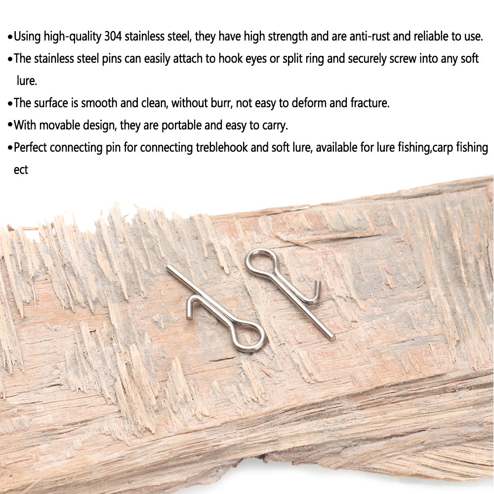 50/100pcs Fishing Bait Stinger - Fishing Hook Stainless Steel recension och pris