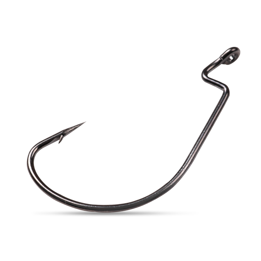 LUSHAZER 10pcs/lot Carbon Stee - Fishing Hook Offset recension och pris