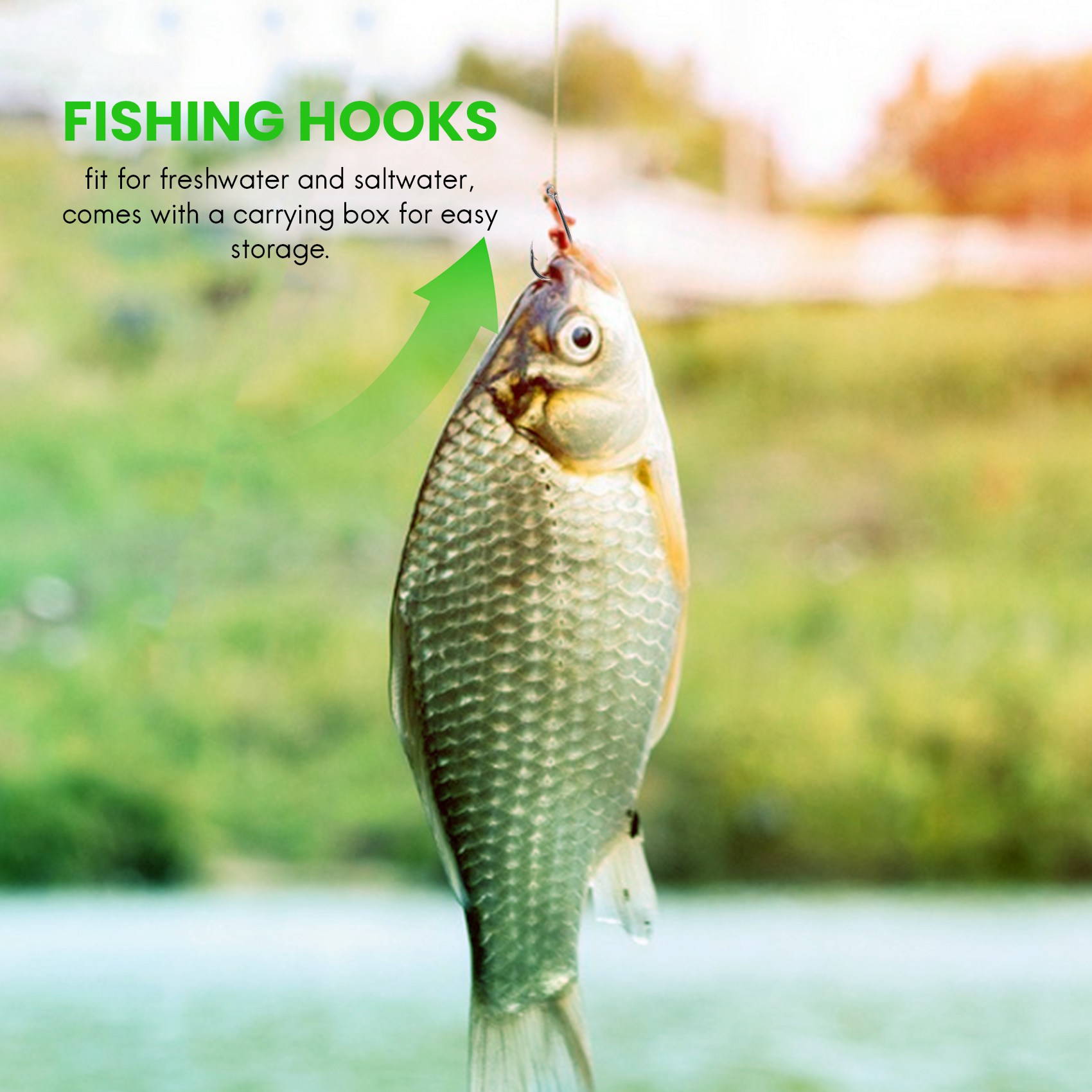 New arrival  500Pcs/Set Mixed  - Fishing Hook Box recension och pris