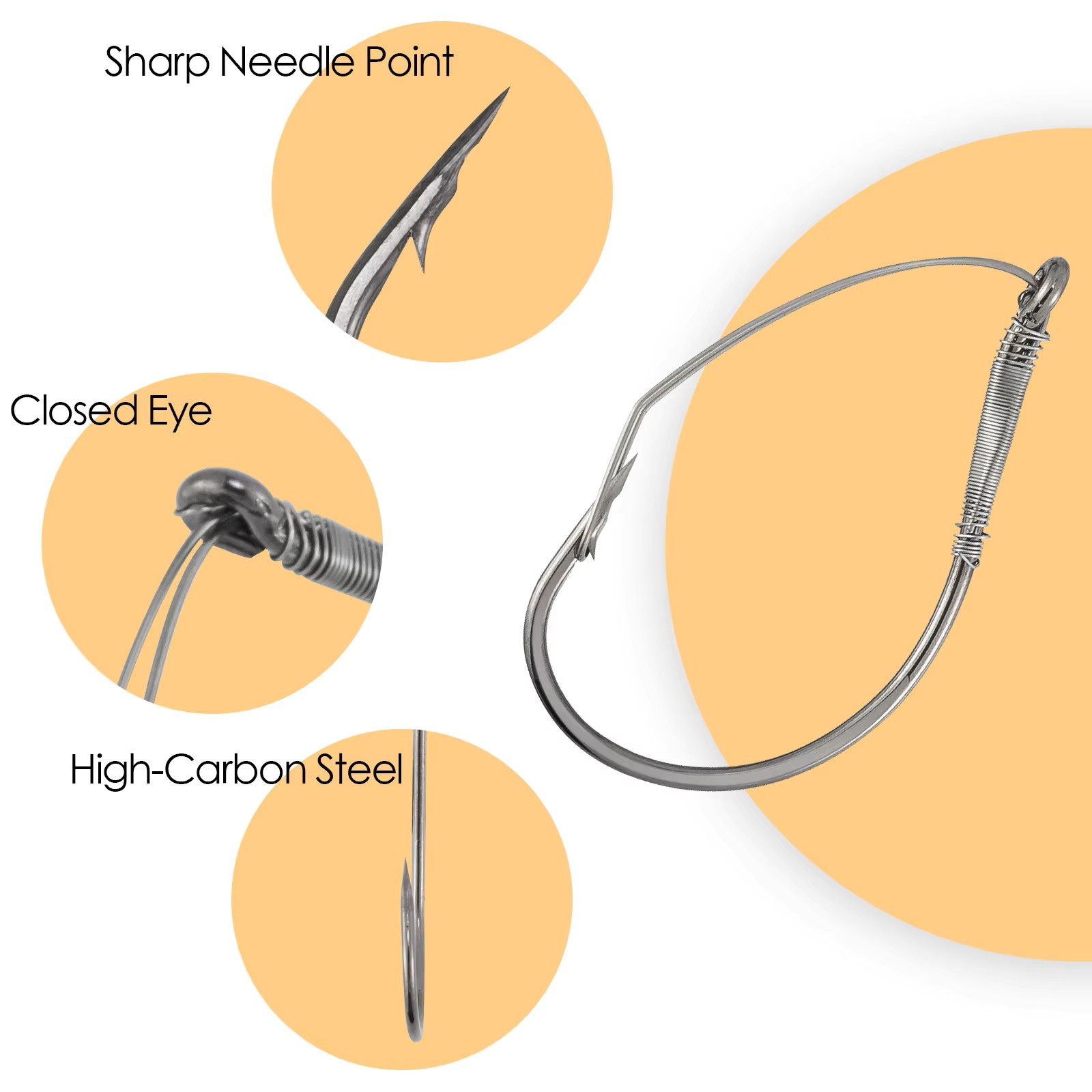 FishTrip Weedless Wacky Rig Ho - Fishing Hook Weedless recension och pris