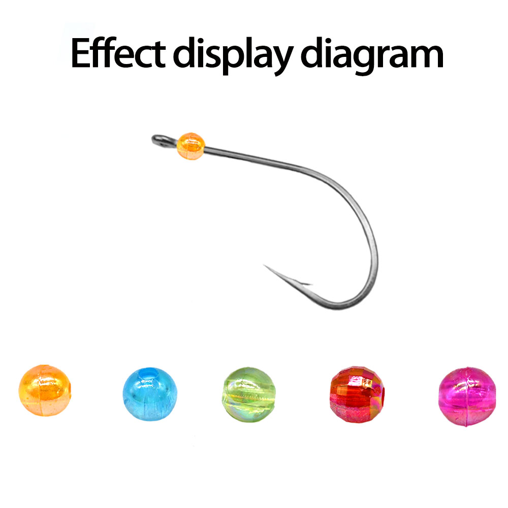 MNFT Mix 5 Colors Round Beads  - Fishing Hook Assortment recension och pris