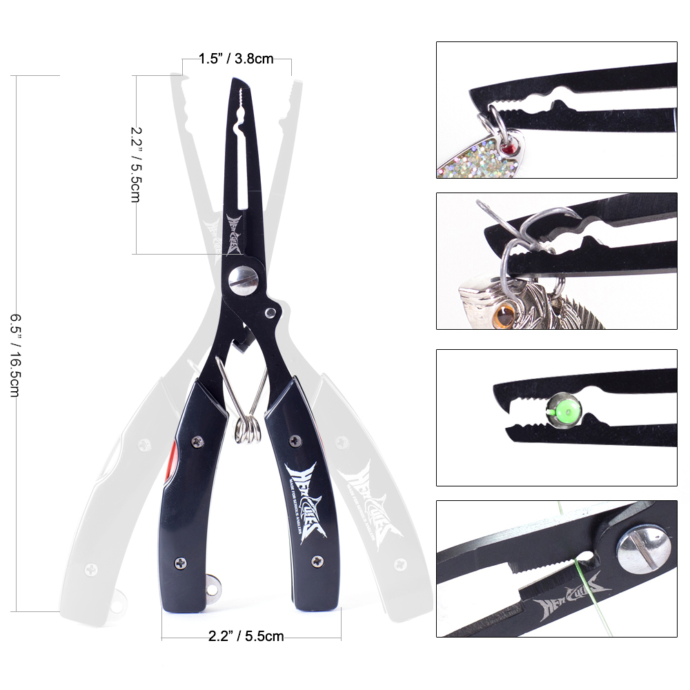 HERCULES Fishing Pliers with S - Fishing Hook Remover recension och pris
