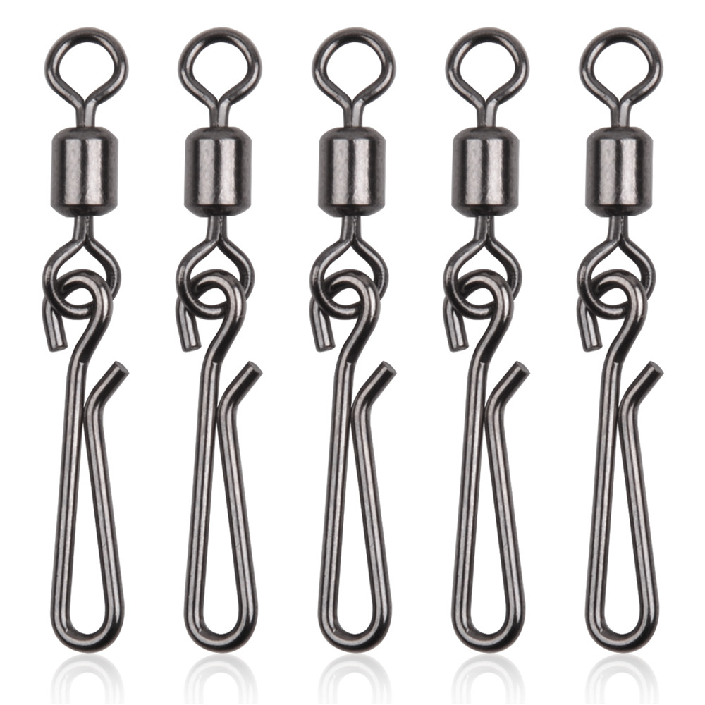 30Pcs swivels and snap for fis - Fishing Hook Stainless Steel recension och pris