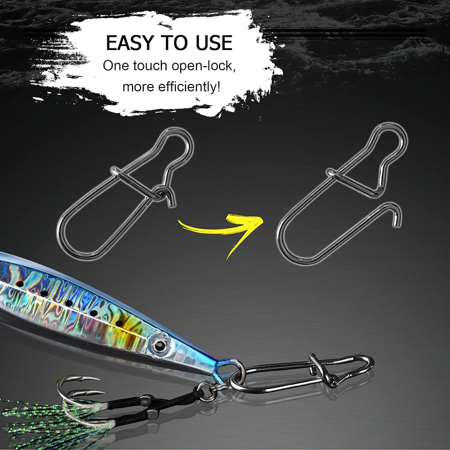 50Pcs Crankbait Snaps Stainles - Fishing Hook Remover recension och pris