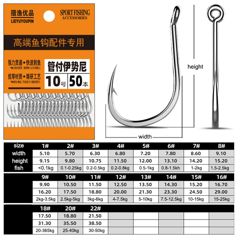50Pcs Fishing Hooks Barbed Car - Fishing Hook Circle recension och pris