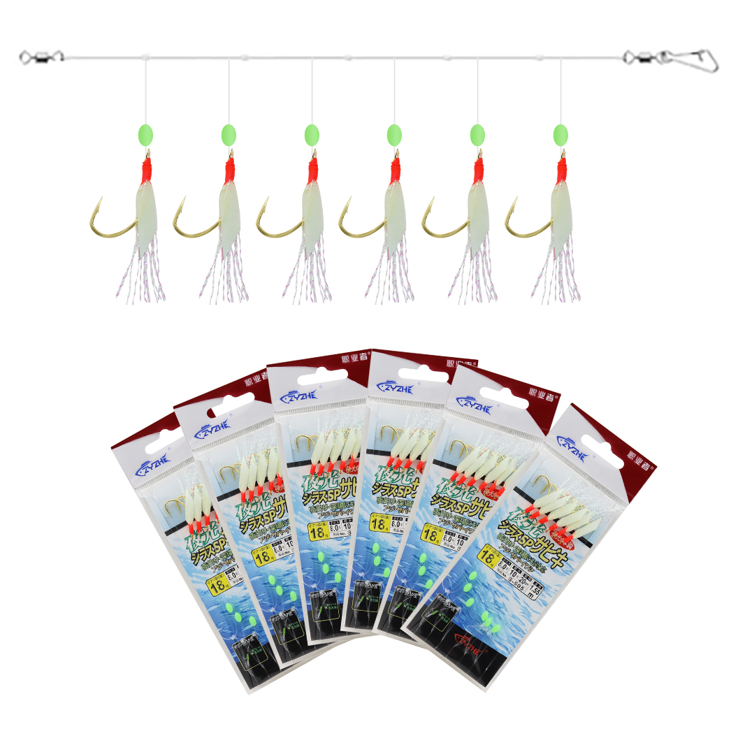 ZYZHE 1/3/5Bags Fishing Sabiki - Fishing Hook Assortment recension och pris