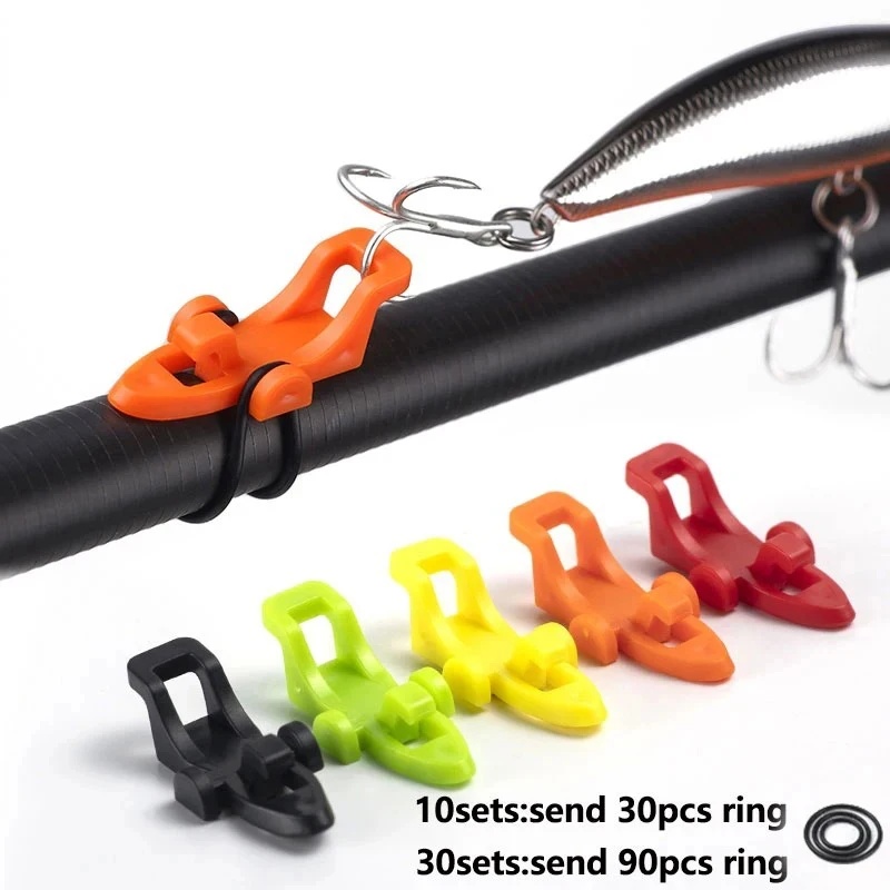 10-20sets Fishing Rod Pole Hoo - Fishing Hook Box recension och pris
